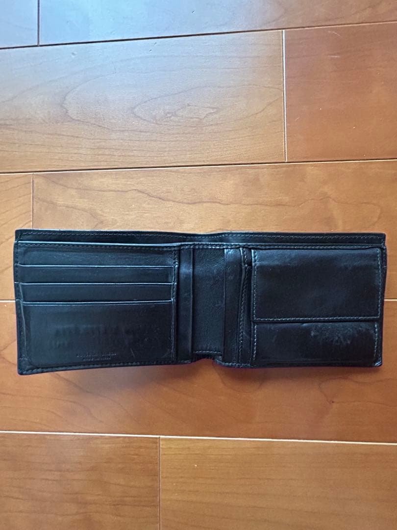 ボッテガヴェネタ Bottega Veneta 二つ折り財布 ブラックレザー MEDICALDB_JP