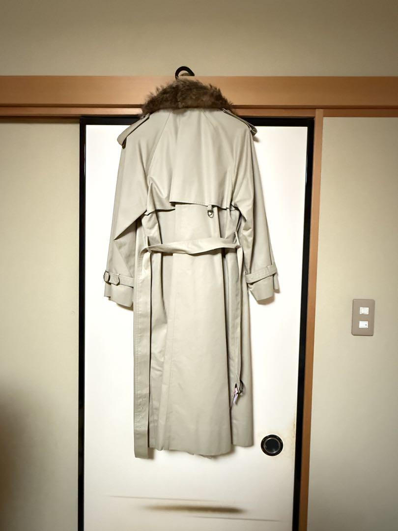 Vingt miel ベージュファートレンチコート Vingt miel ベージュファートレンチコート