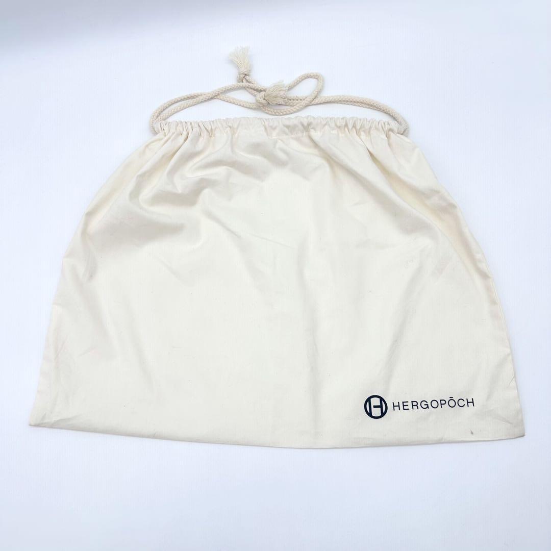 極美品✨エルゴポック スモールトートバッグ しぼ革 ジップトップ ブルー系