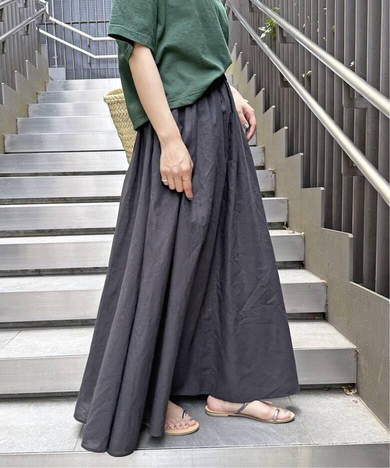 Spick & Span（スピックアンドスパン）の「リネン混ギャザー