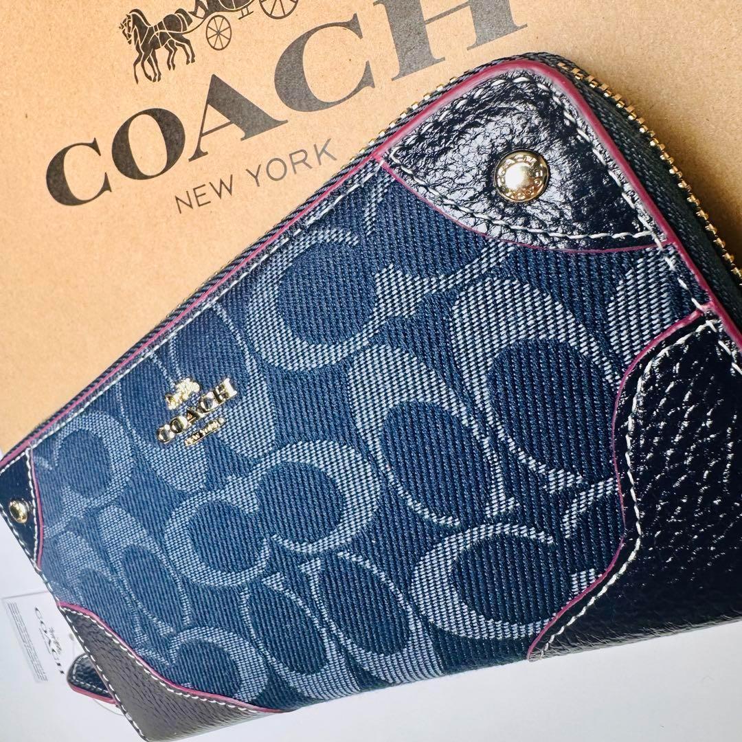 COACHレディース長財布 コーチ 袋付き - メルカリ
