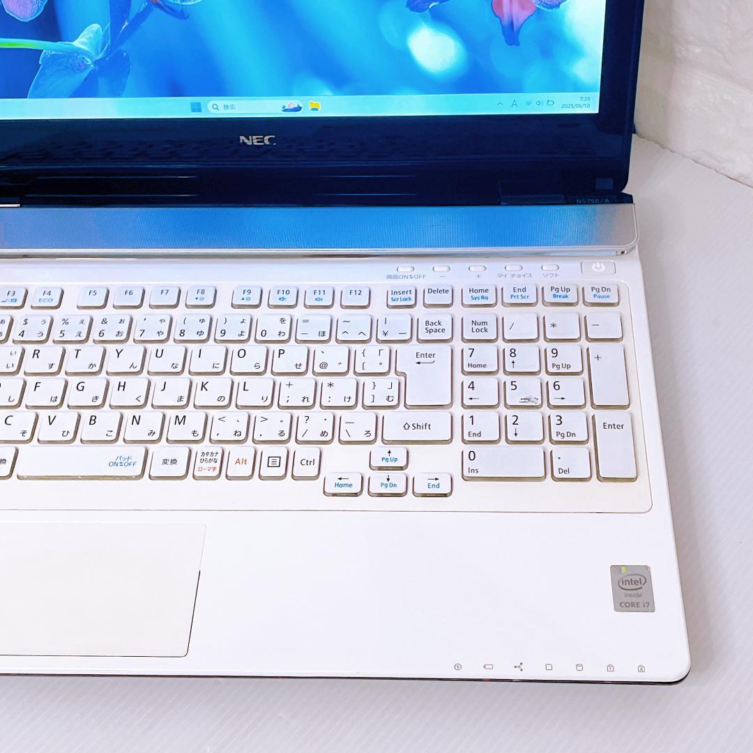 Windows11 快速 SSD i7 ノートパソコン NEC ノートPC