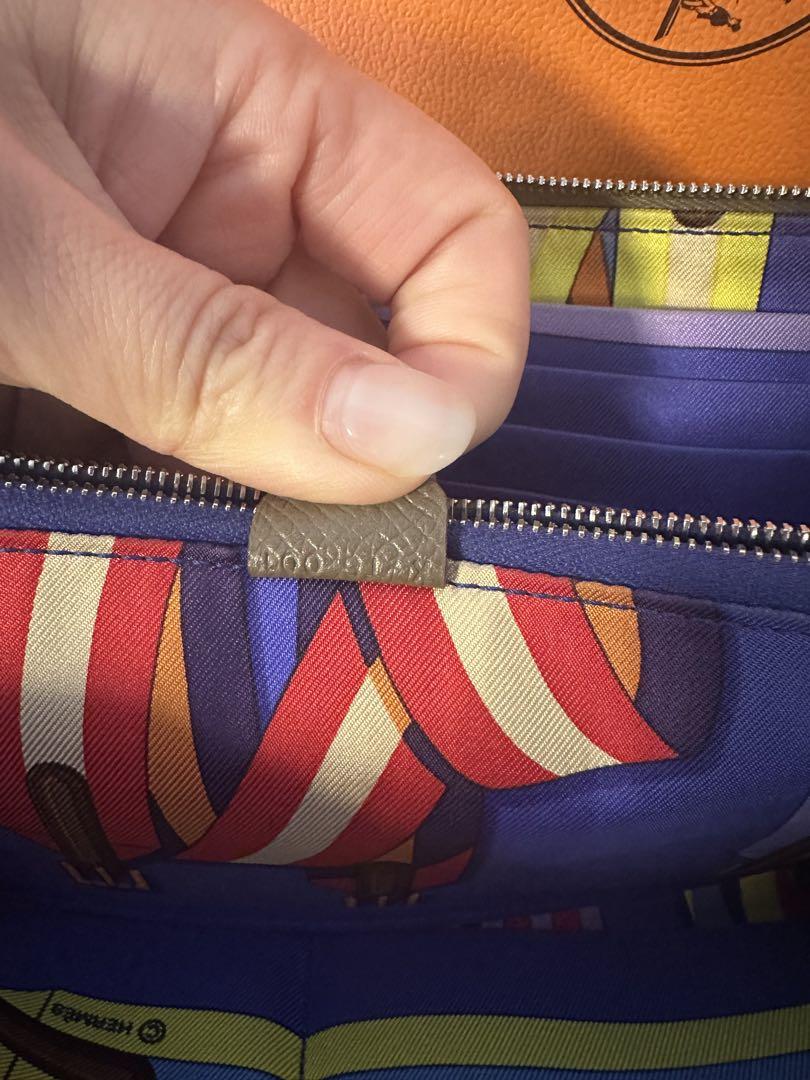 エルメスシルクイン　長財布