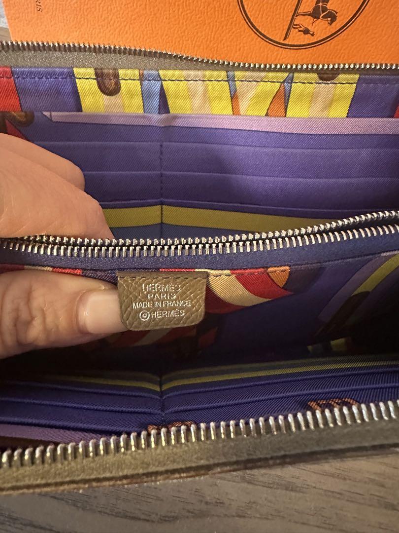 エルメスシルクイン　長財布