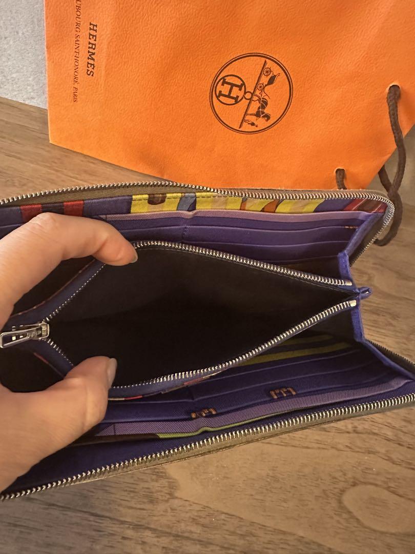 エルメスシルクイン　長財布