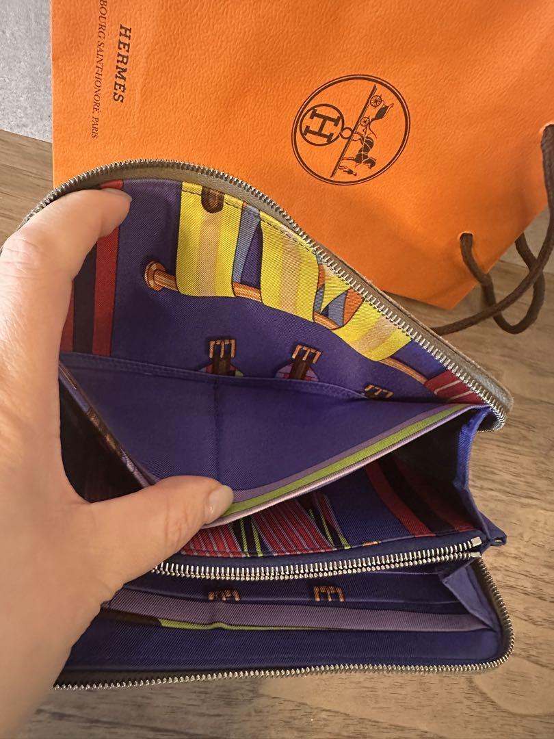 エルメスシルクイン　長財布