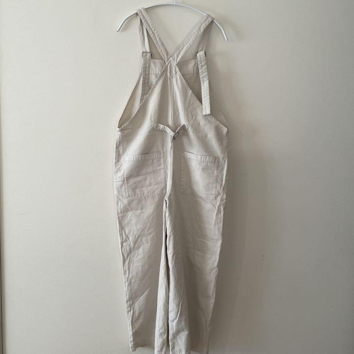 新品】かぐれ コットンサロペット ホワイト 白