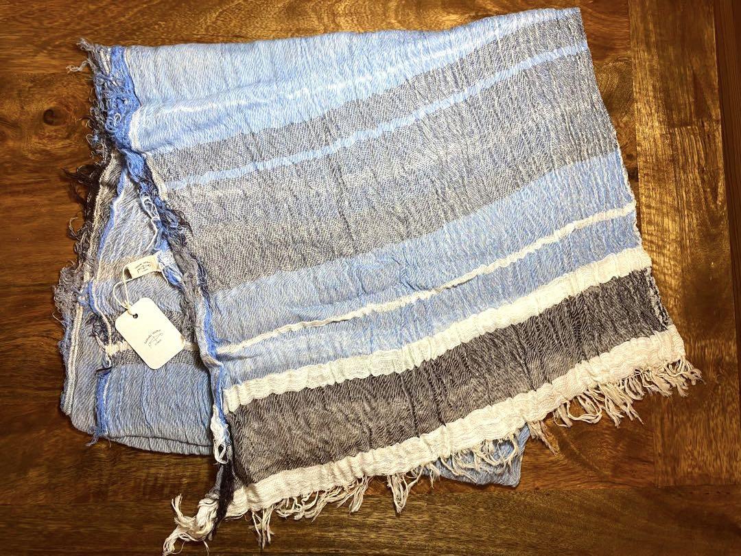 roots shawl BIG cotton｜tamaki niime 玉木新雌