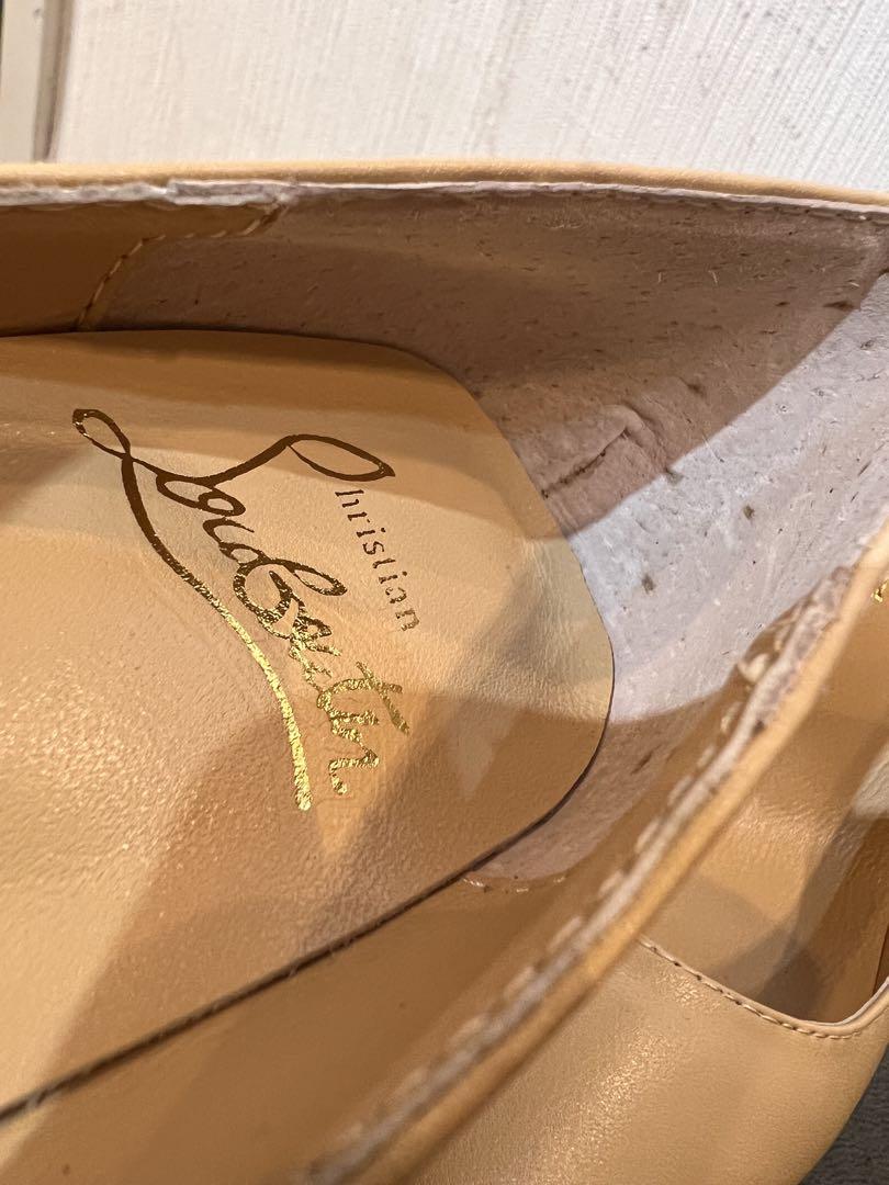 最終値下げ　Christian Louboutin ベージュ ハイヒール