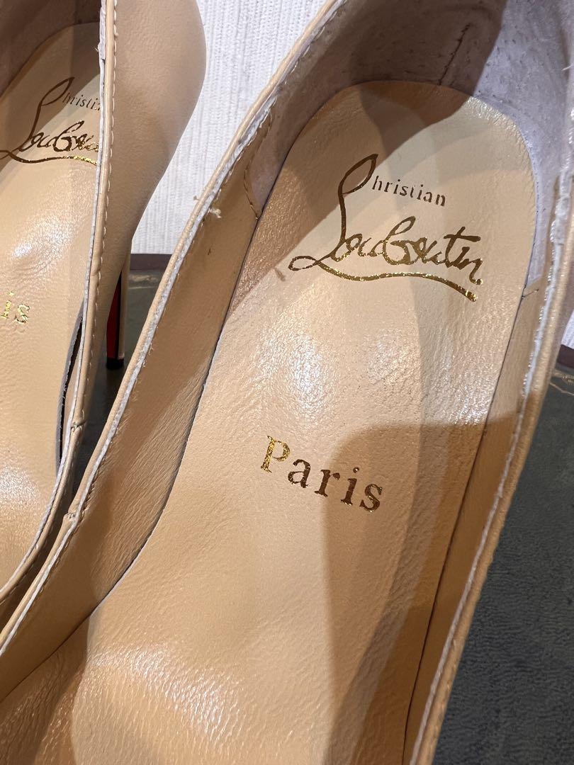 最終値下げ　Christian Louboutin ベージュ ハイヒール