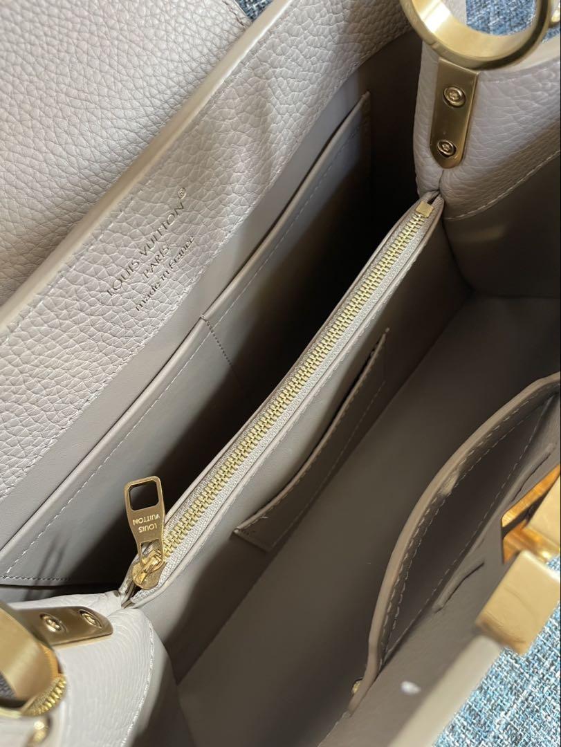 Louis Vuitton ベージュ ハンドバッグ カプシーヌMM
