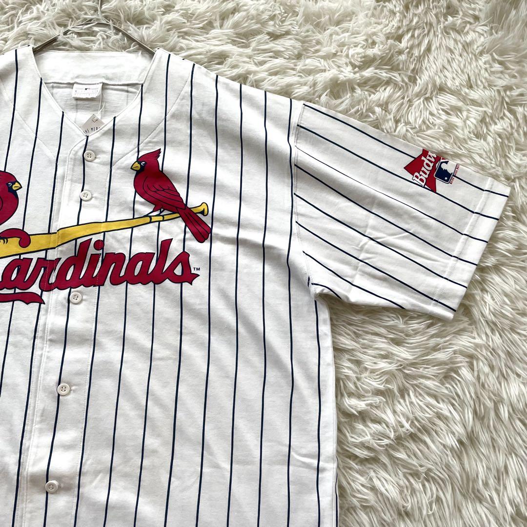 タグ付き　Cardinals Budweiser 大リーグ　ゲーム　シャツ