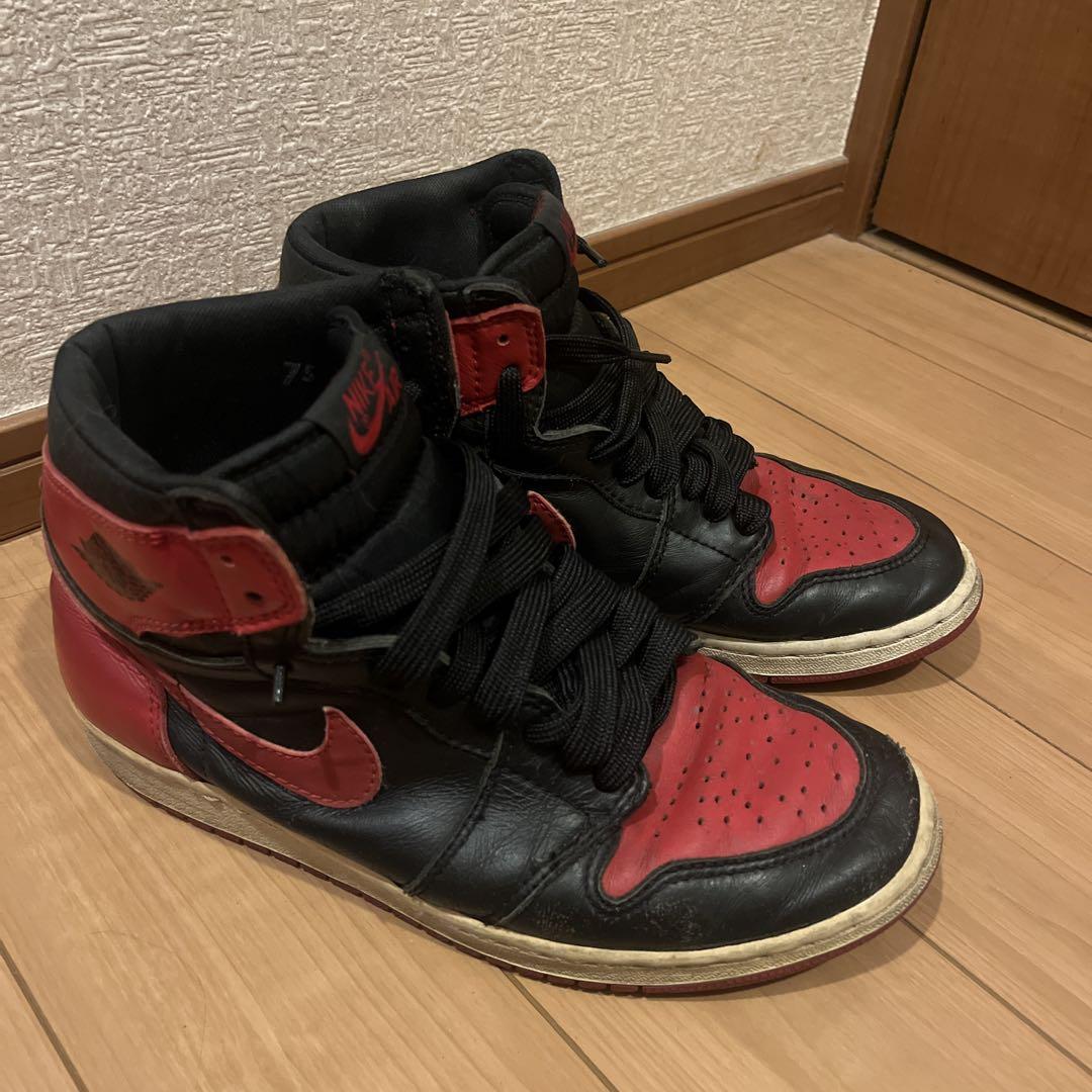 Nike Air Jordan １赤/黒 1994年復刻版