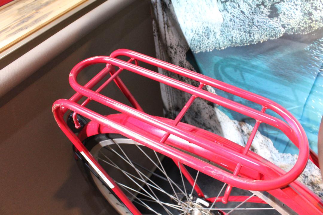 【大阪堺市/引取】【中古】シティサイクル/27インチ/レッド