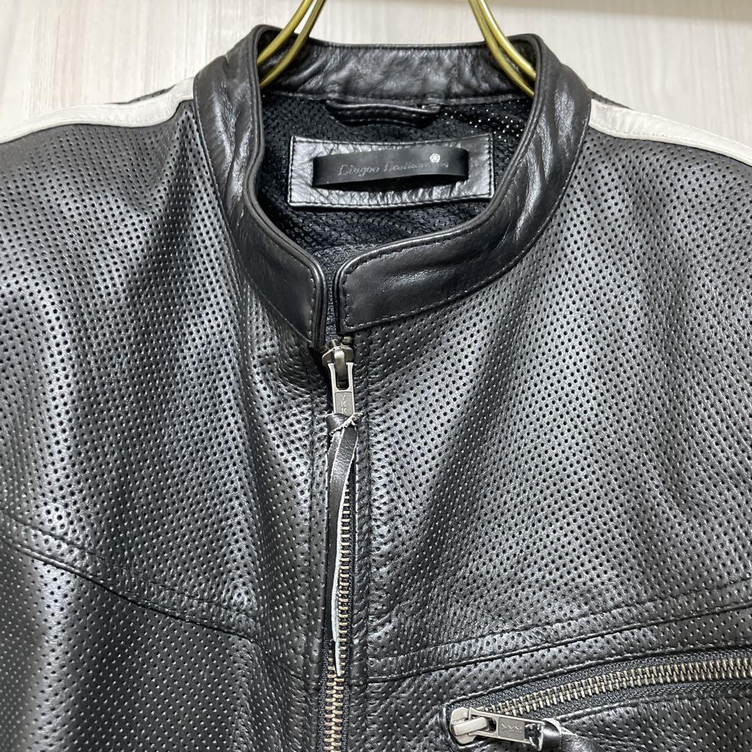 メッシュレザージャケット