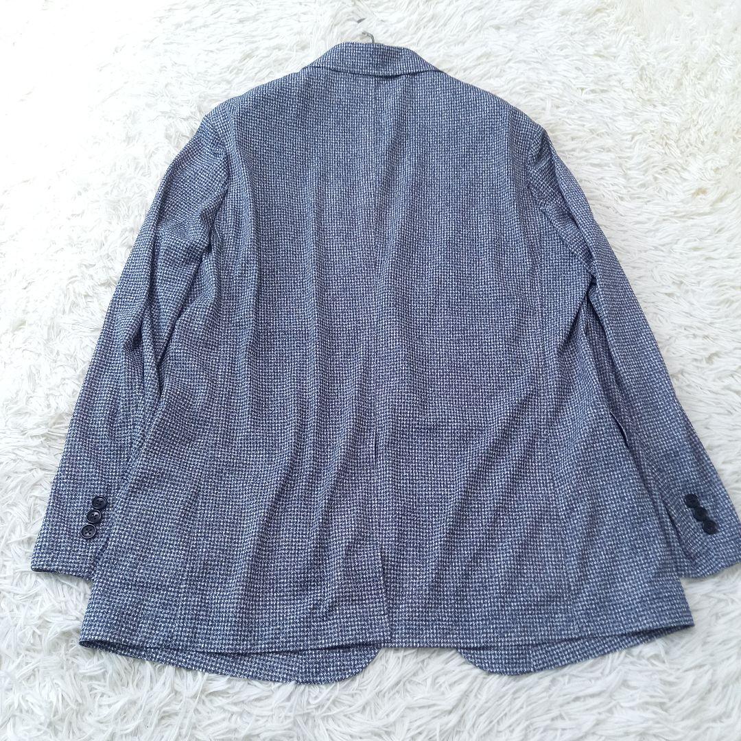 ●美品●　アラミス　シアサッカー　夏　ジャケット　ストレッチ　LL　ペイズリー
