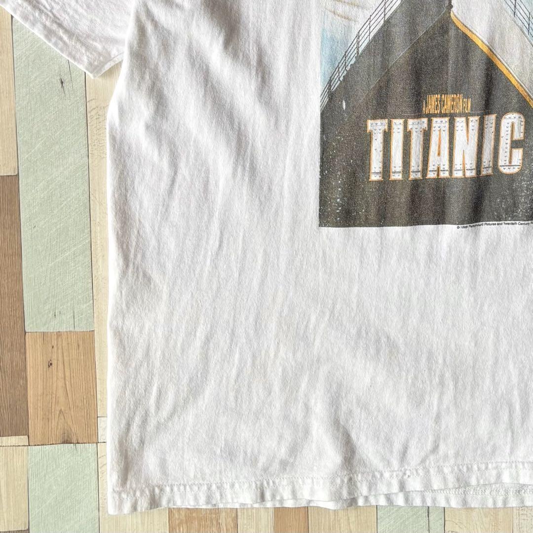90s TITANIC ヴィンテージ 映画 プリントTシャツ XL ONEITA