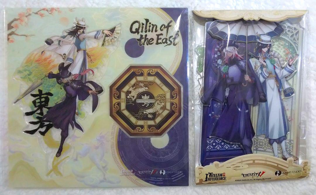 第五人格 ６周年オフラインパック 白黒無常 アクリルスタンド ピンバッジ