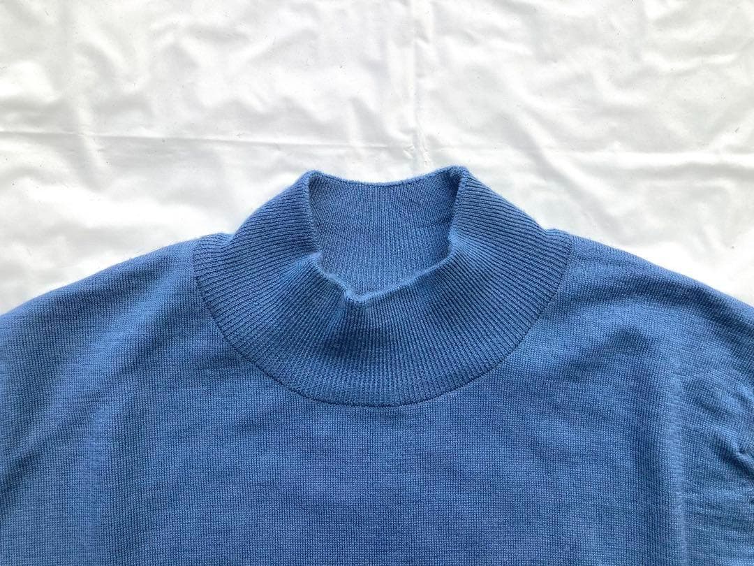 今季最注目の洒脱な大人のグレイッシュネイビーブルー ジョンスメドレー イギリス製 今季最注目の洒脱な大人のグレイッシュネイビーブルー ジョンスメドレー イギリス製