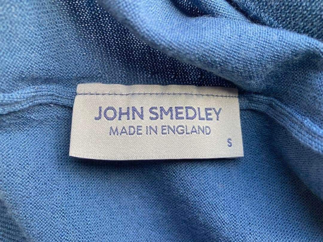 今季最注目の洒脱な大人のグレイッシュネイビーブルー ジョンスメドレー イギリス製 今季最注目の洒脱な大人のグレイッシュネイビーブルー ジョンスメドレー イギリス製