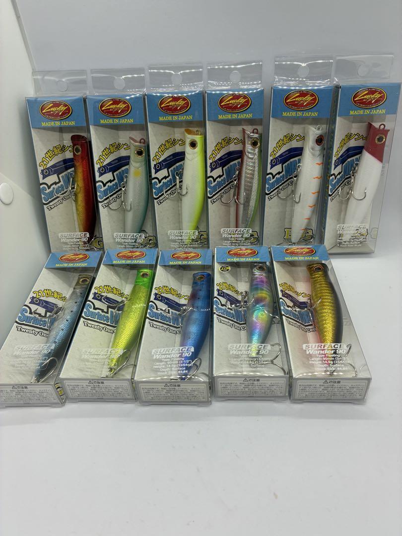 サーフェスワンダー11本セット　ラッキークラフト　シーバス