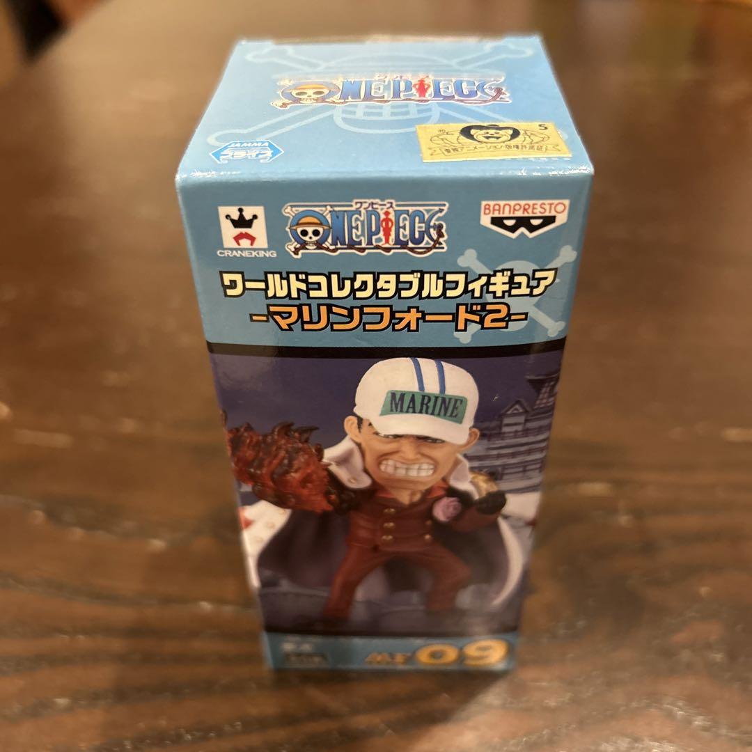 【新品未開封】ワンピースワールドコレクタブル　マリンフォード２　赤犬　希少 新品未開封】ワンピースワールドコレクタブル マリンフォード2