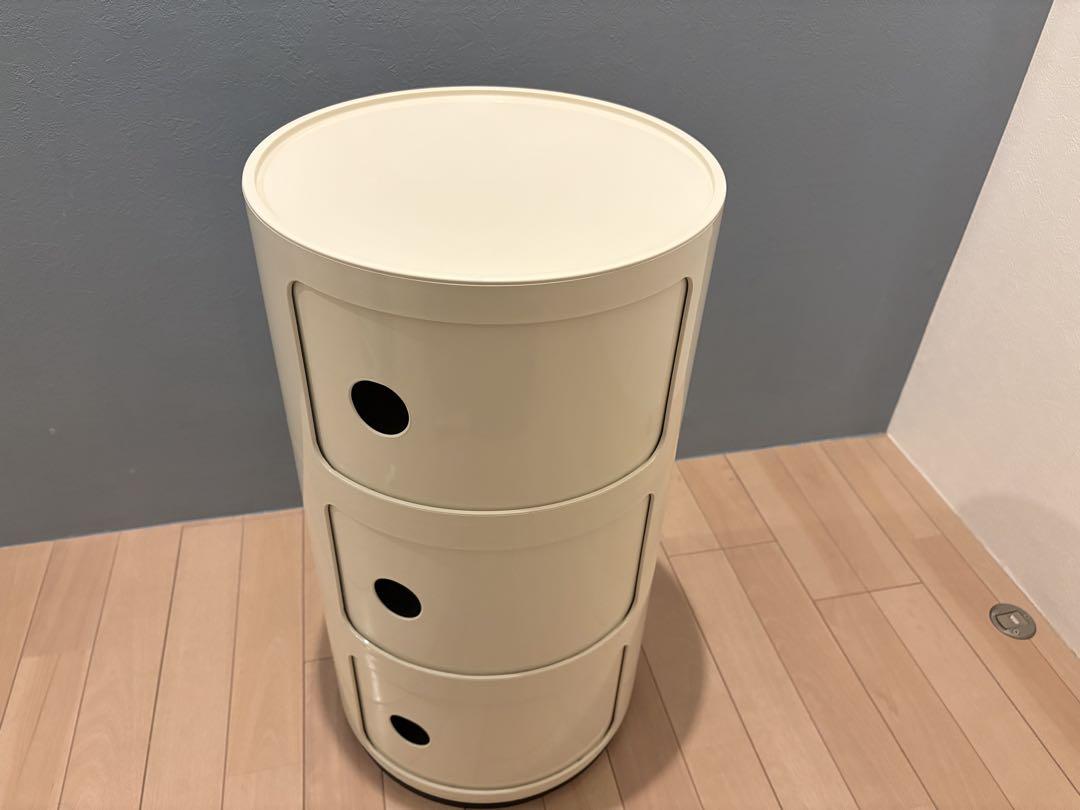 【美品】kartell カルテル　正規品コンポニビリ　3段ホワイト