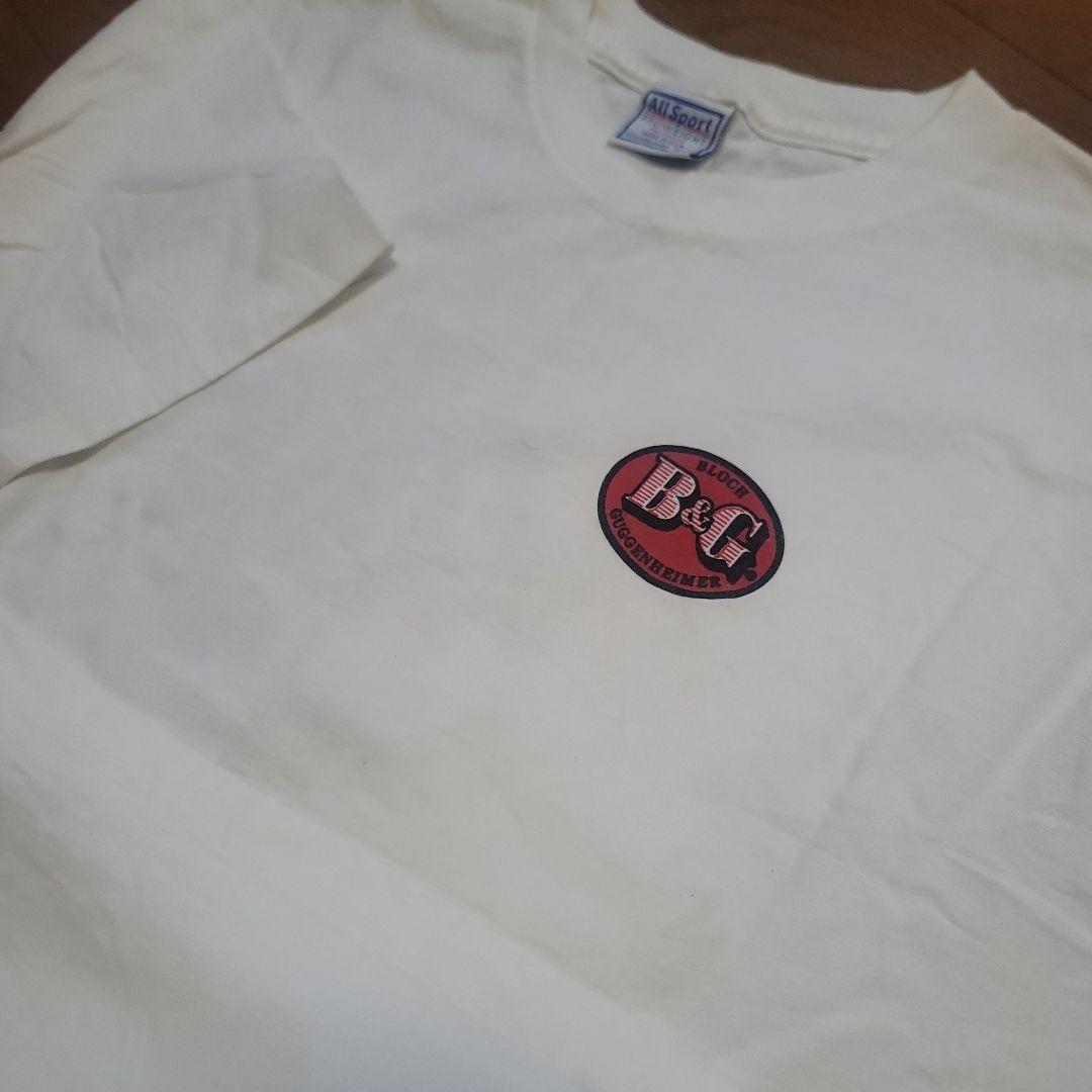 B&G blochguggenheimer 白 企業Tシャツ シングルスティッチ