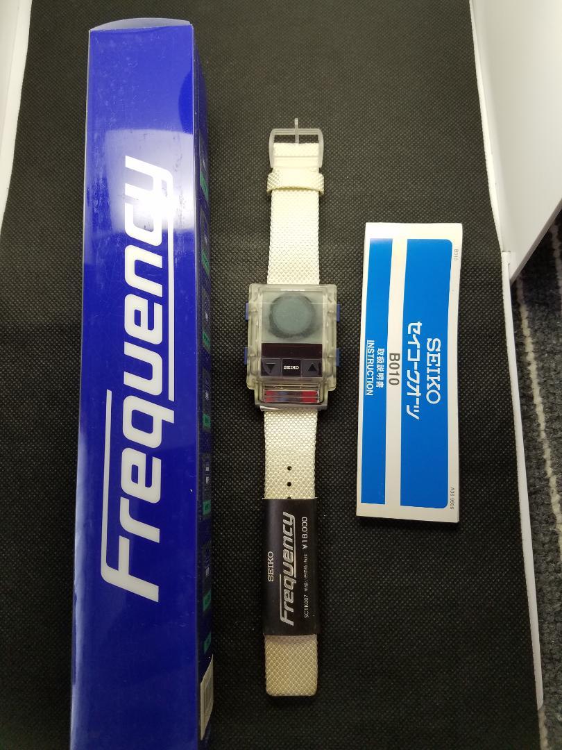 SEIKO Frequency 98年新品ドラムマシン時計スケルトン