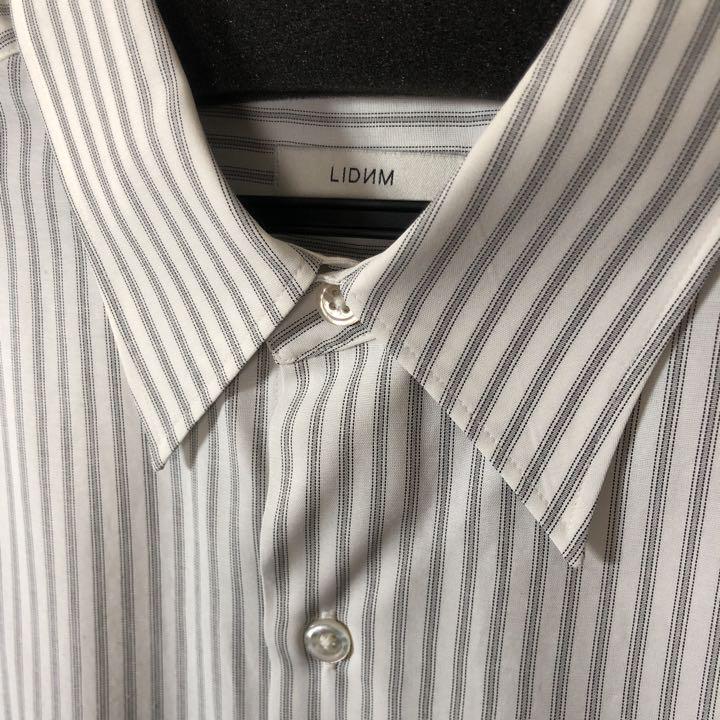 得価HOT LIDNM リドム VISCOSE STRIPE SHIRT ストライプシャツ 9QwsX-m24091036143 低価品質保証