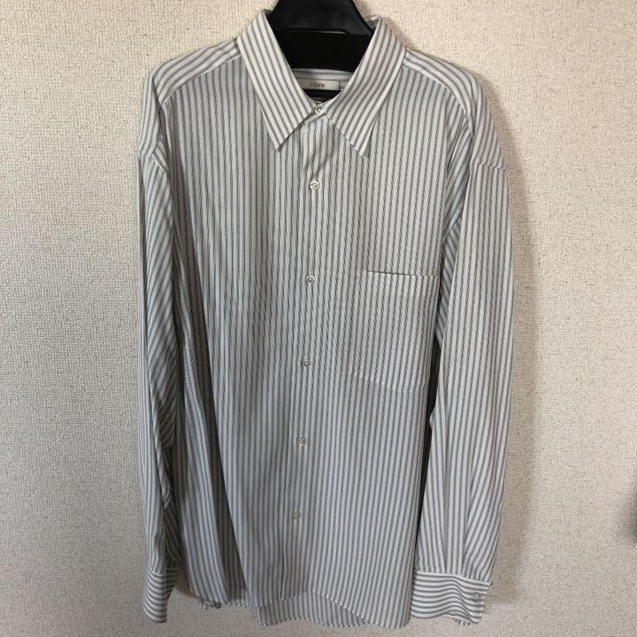 得価HOT LIDNM リドム VISCOSE STRIPE SHIRT ストライプシャツ 9QwsX-m24091036143 低価品質保証
