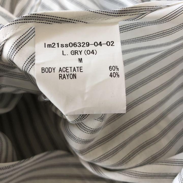 得価HOT LIDNM リドム VISCOSE STRIPE SHIRT ストライプシャツ 9QwsX-m24091036143 低価品質保証