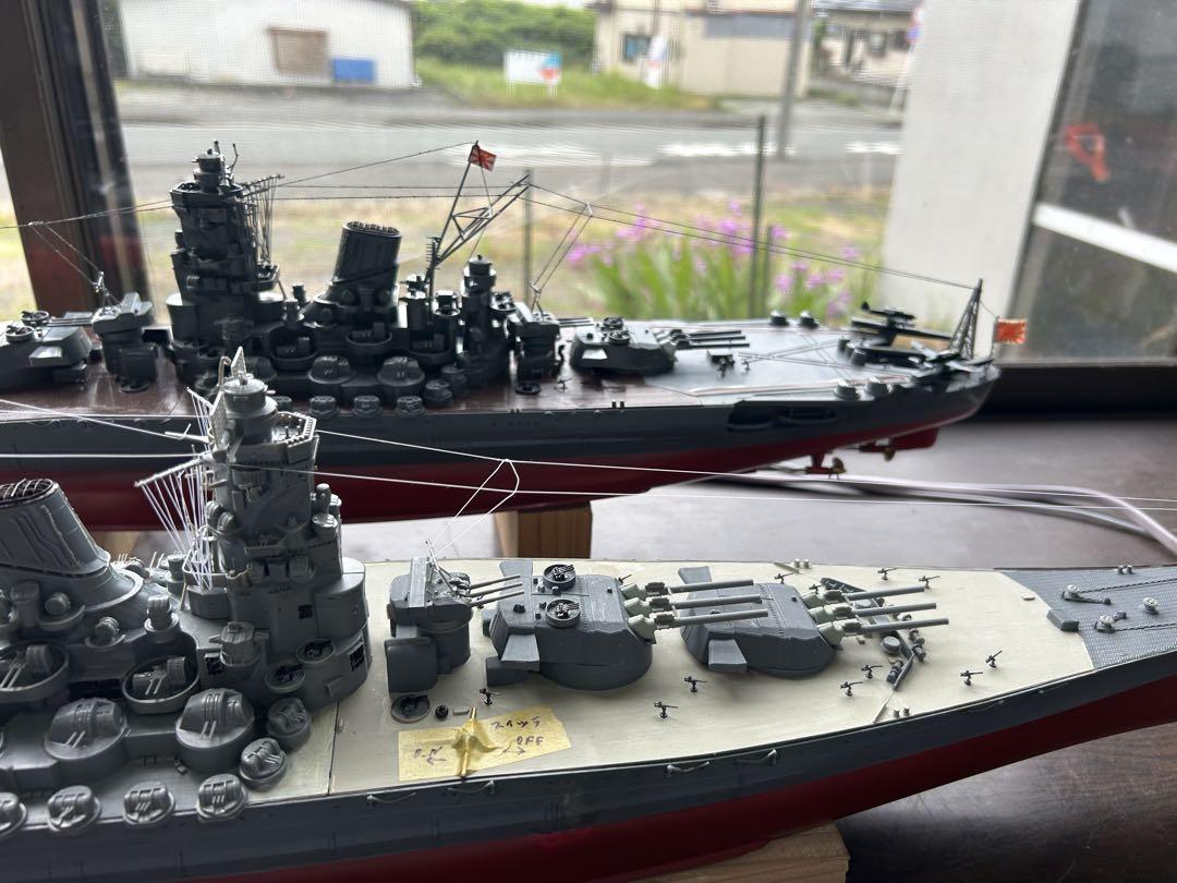 特別価格‼️超精密戦艦大和80cmサイズ電源入れるとプールで泳ぎます。新品完成品。