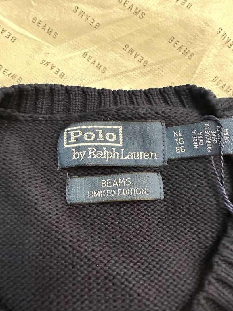 【新品】 POLO RALPH LAUREN BEAMS別注 クルーネックニット