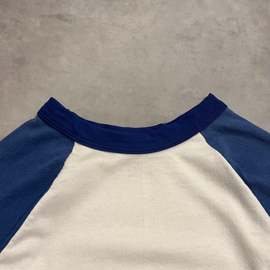 Russell athletic 70s 80s ラグランT 7部袖 金タグ