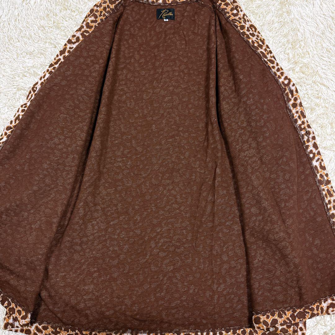 【美品】NEEDLES ニードルス レオパード カーディガン M