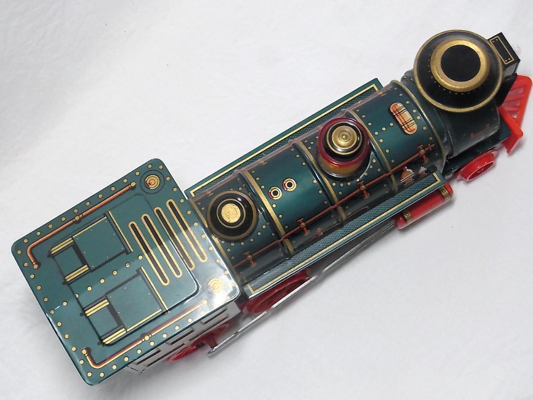 【美品】【不動品】ブリキの機関車 １９６０年代 増田屋 日本製 オモチャ 箱付き