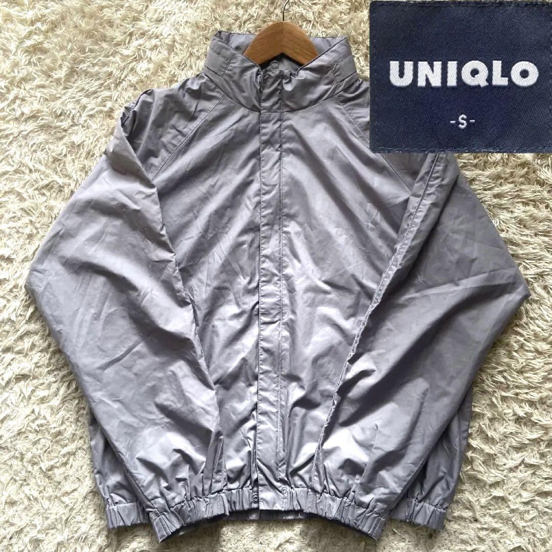 OLD UNIQLO ナイロンジャケット シルバー y2k vintage