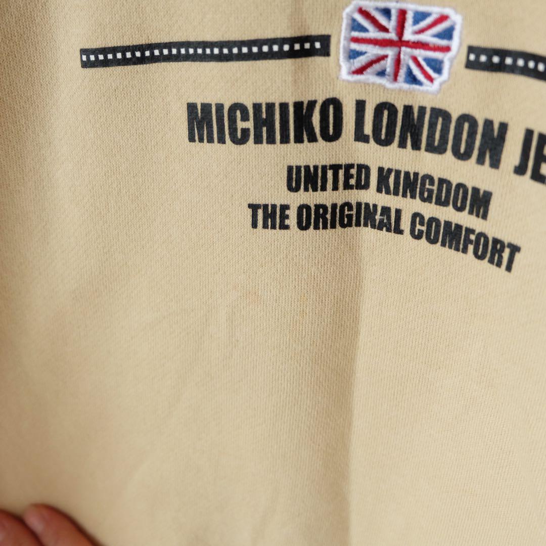 michiko london ロゴ刺繍 ユニオンジャック スウェット