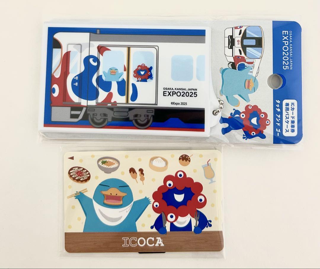 【匿名配送】大阪・関西万博記念　ICOCA＆オリジナルパスケースセット 万博限定 記念ICOCA + オリジナルパスケース セット ICOCA 関西