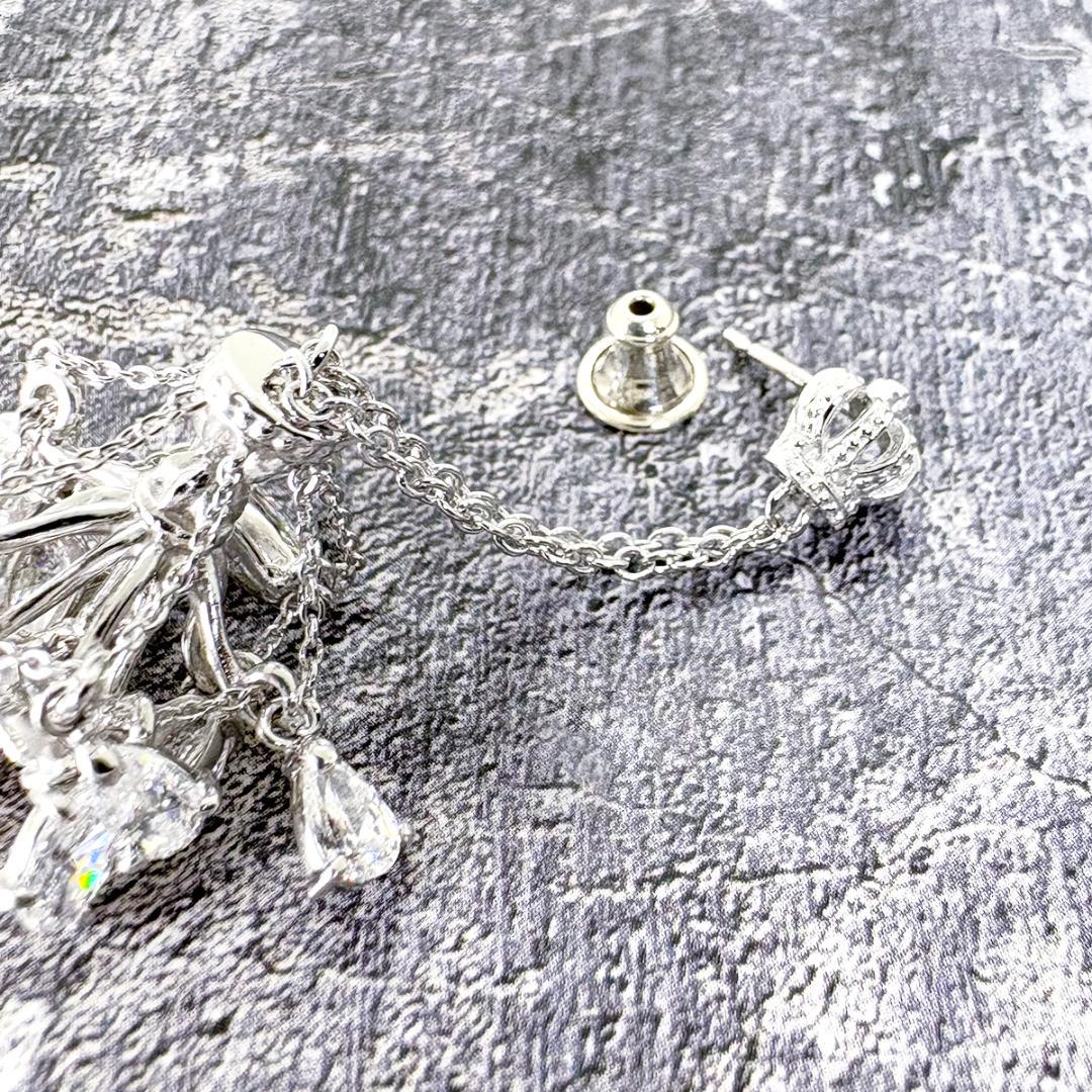 定価43万★北川景子・清春着用ジャスティンデイビス シャンデリアピアス クリア