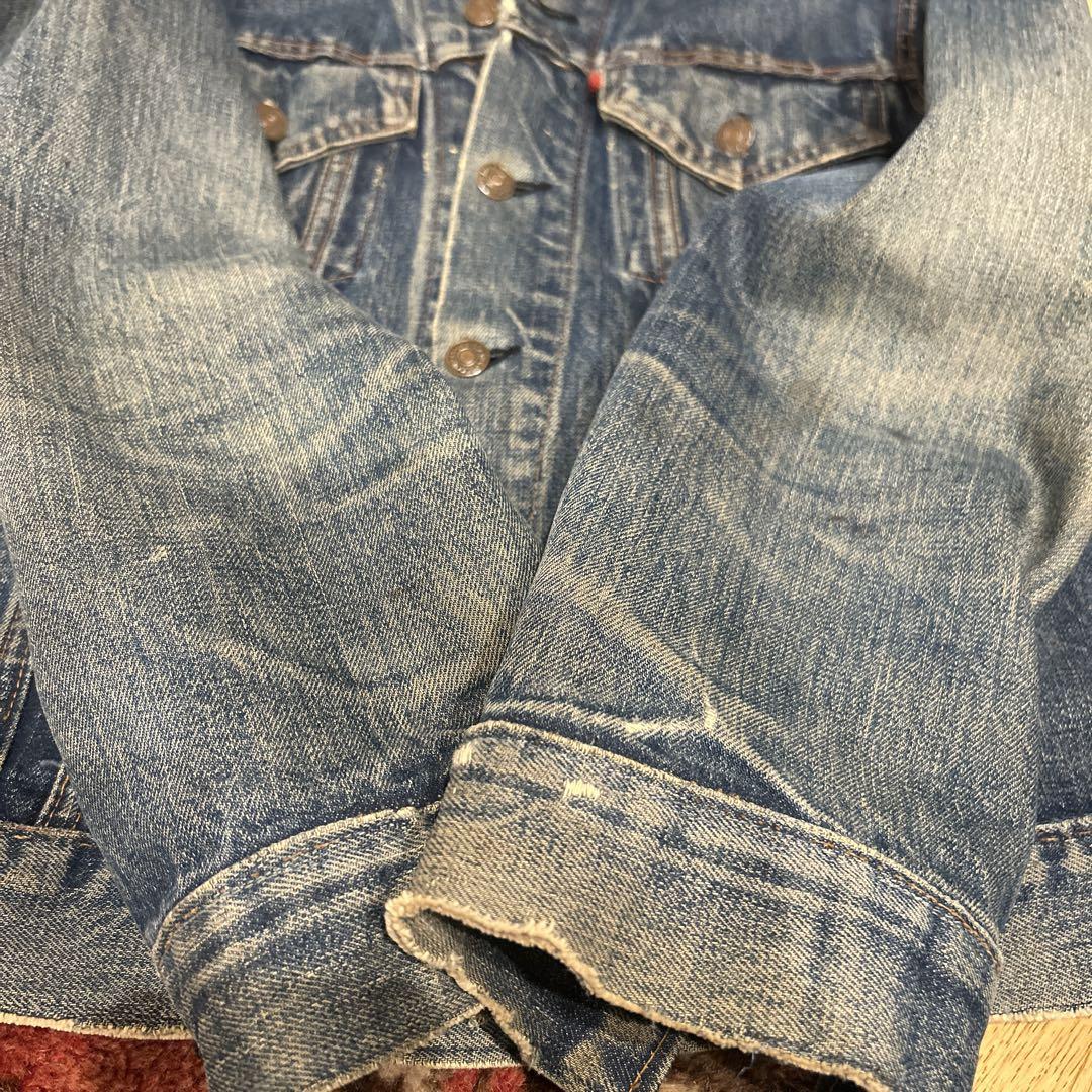 60s Levi's 70505 BIGE ヴィンテージ　デニムジャケット