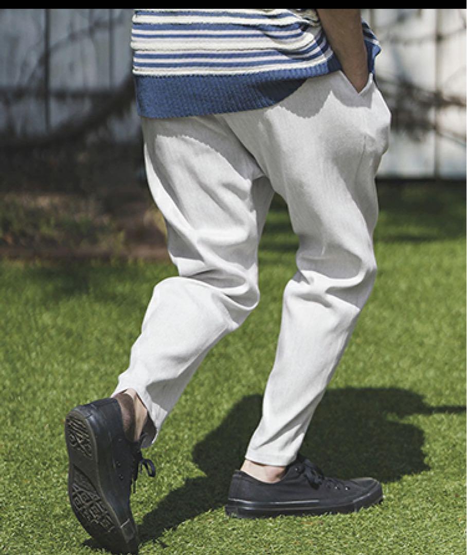 カンビオ　Herringbone Relax Pants パンツ 7,500円