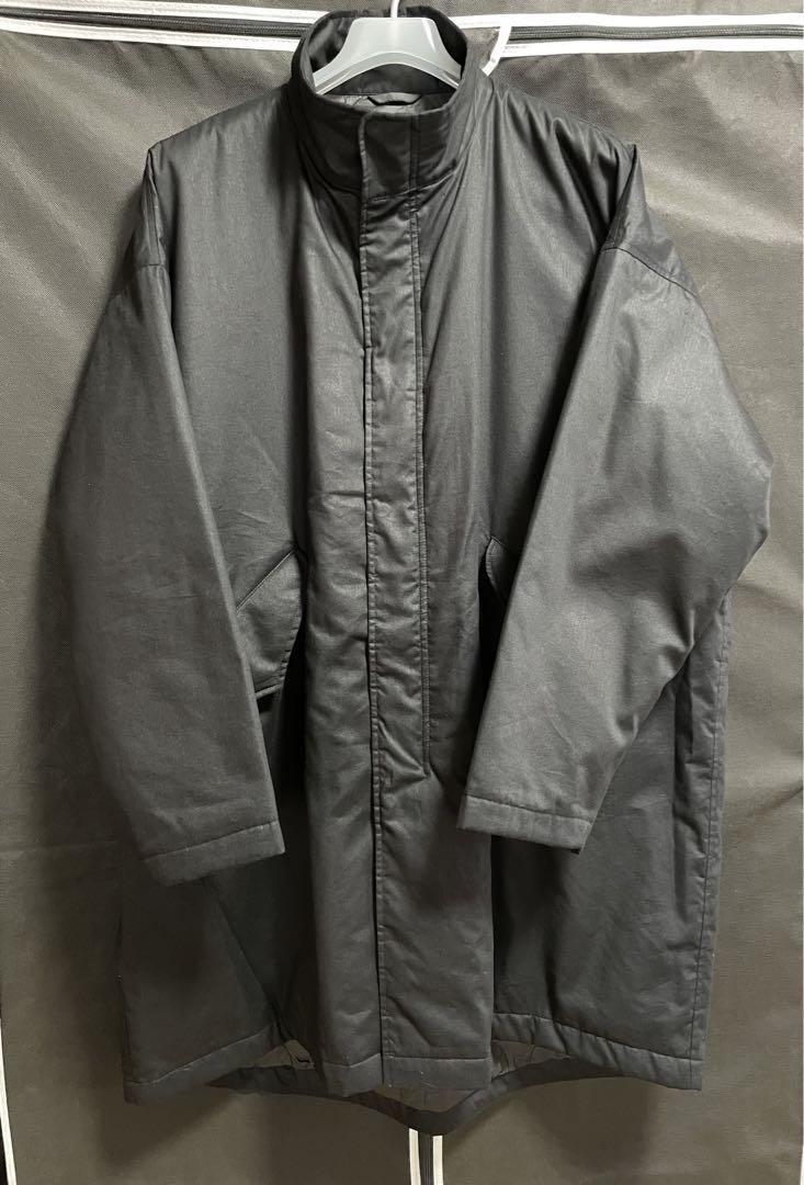 無印良品　紳士　木の実から作ったカポック混中わた　コート