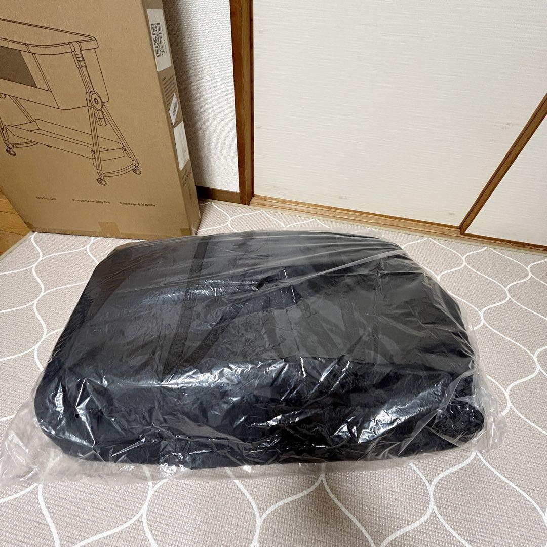 【美品】 HZDMJ ベビーベッド　グレー