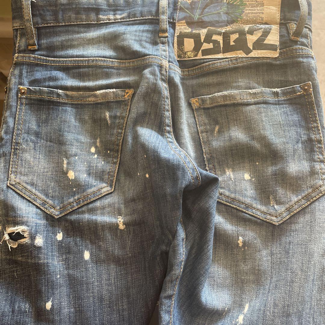 DSQUARED2 ディースクエアード ダメージ デニム 42