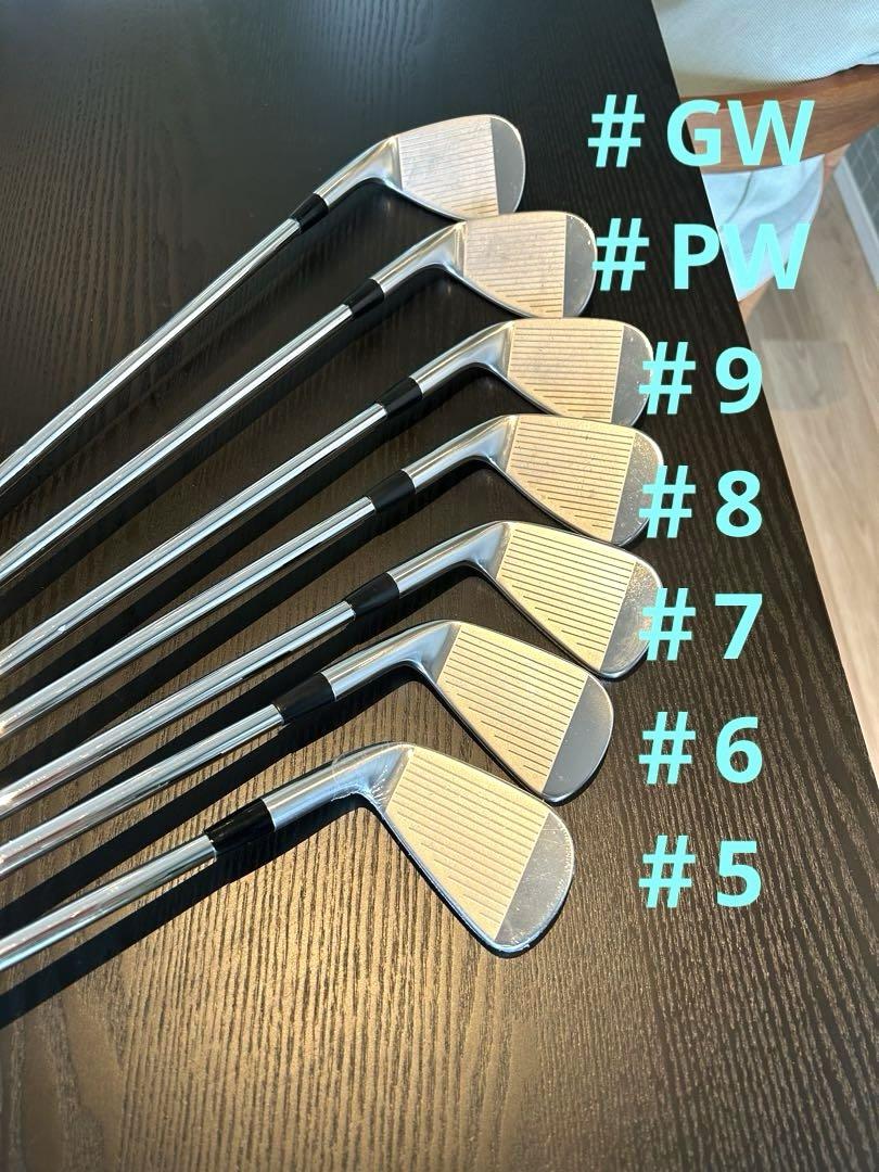 コブラ KING TOURアイアン 7本セット (#5-#9、PW、GW)
