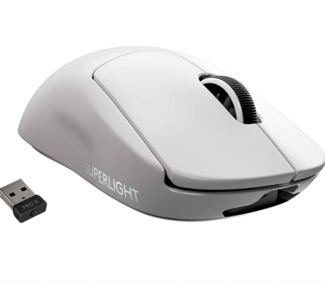 G PRO X SUPERLIGHT ホワイト 付属品完備+マウスソール付
