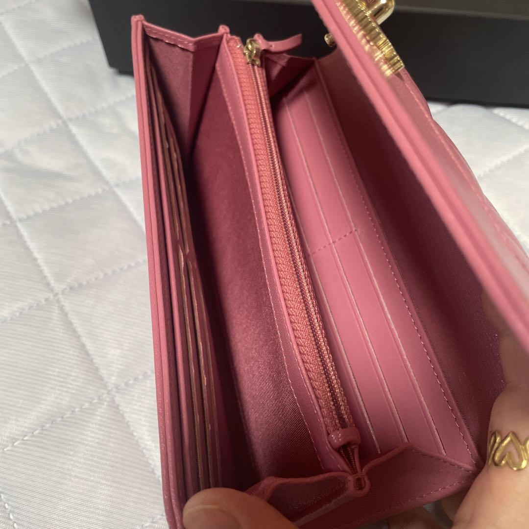 CHANEL 長財布 ピンク