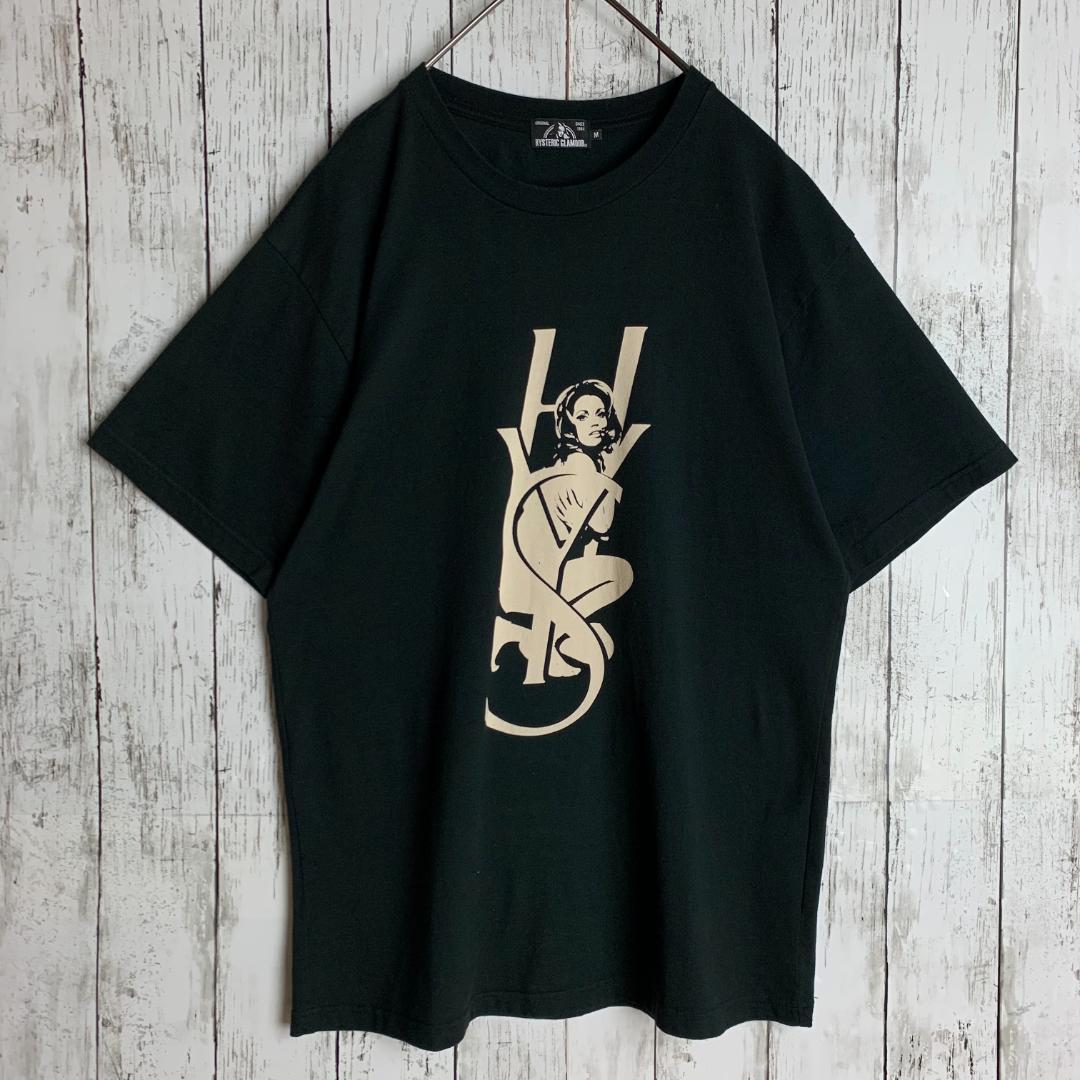 【美品・最高デザイン】ヒステリックグラマー☆ヒスガールロゴ入りTシャツ/2568